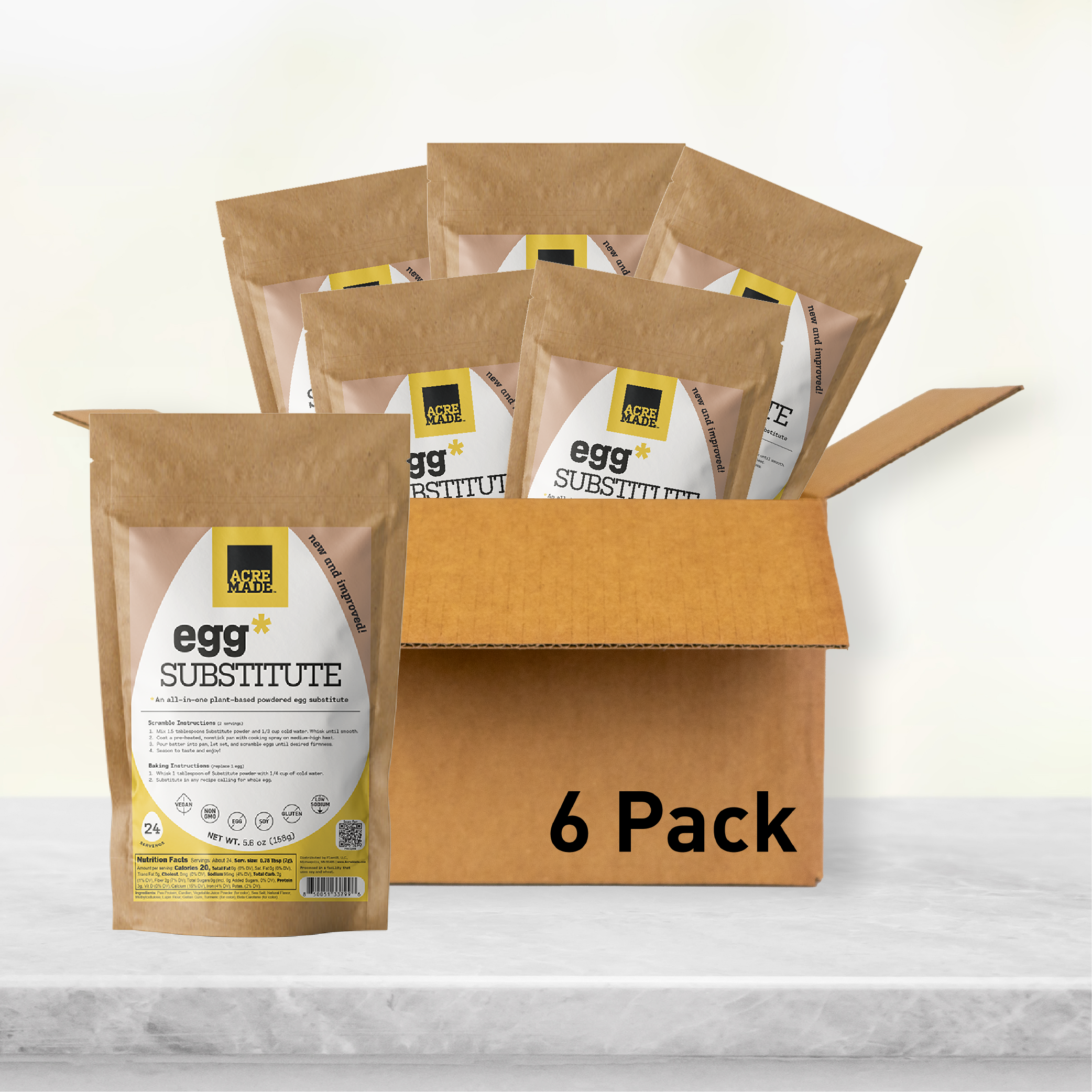 AcreMade - Wholesale Protein/Superfood Powder - AcreMade Plant-Based Egg Substitute4