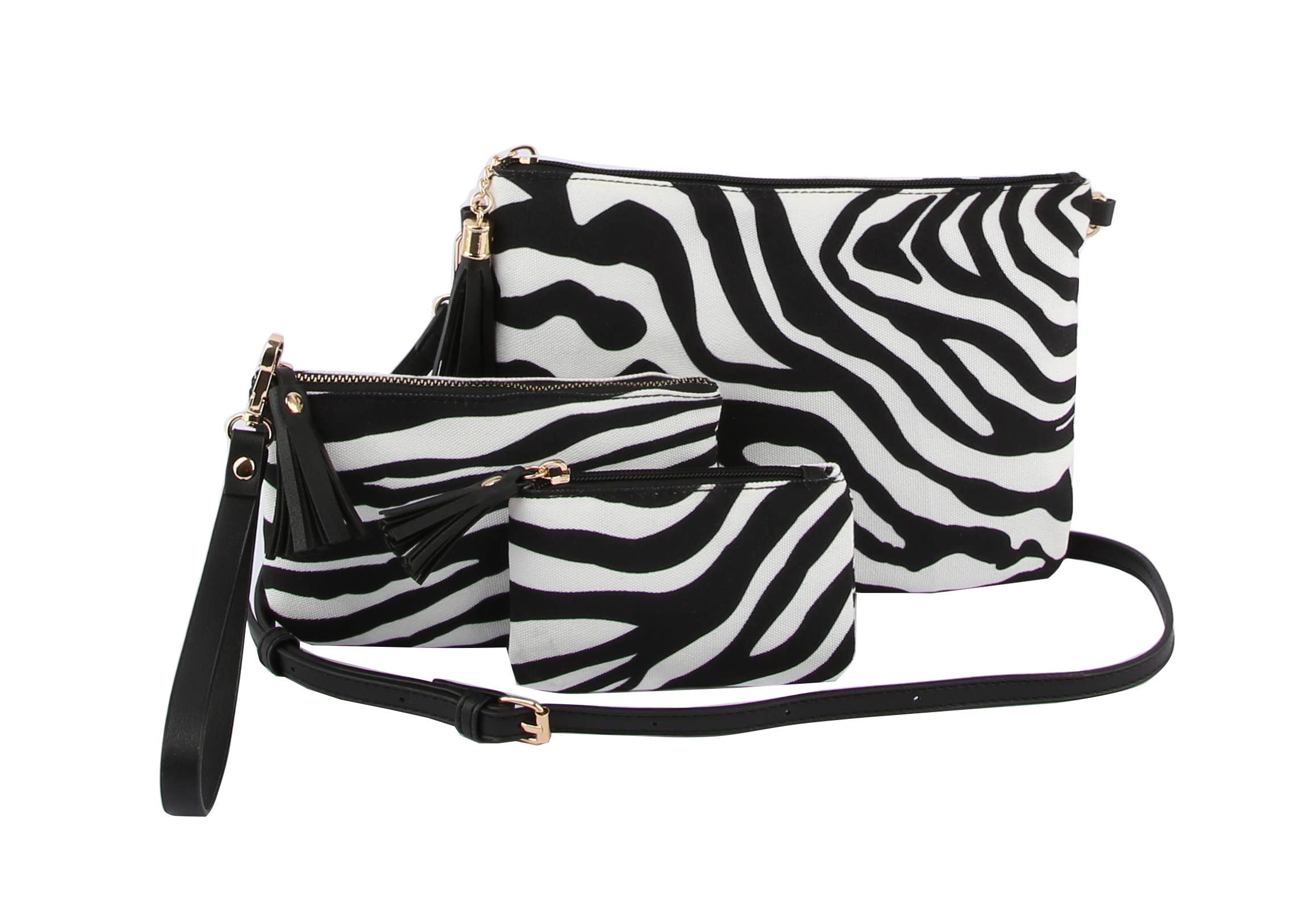 MT Clutch Shoulder Handbag Zebra Print Bag for wholesale on Faire