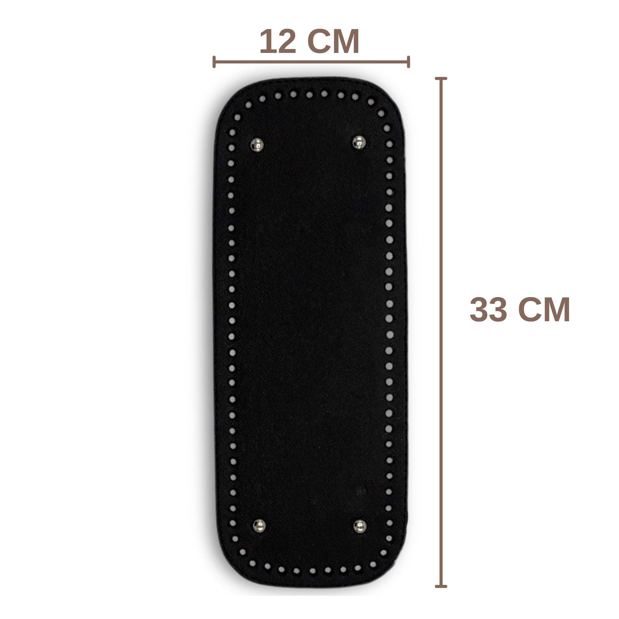 Sensy - Wholesale Knitting/Crochet Supplies - PU Leather Large Bag Base, Bag Bottom Pad (12 Cm x 33 Cm)1