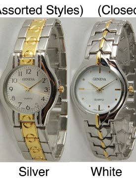 6 Mens Metal Closed Band Watches for wholesale by Time World USA