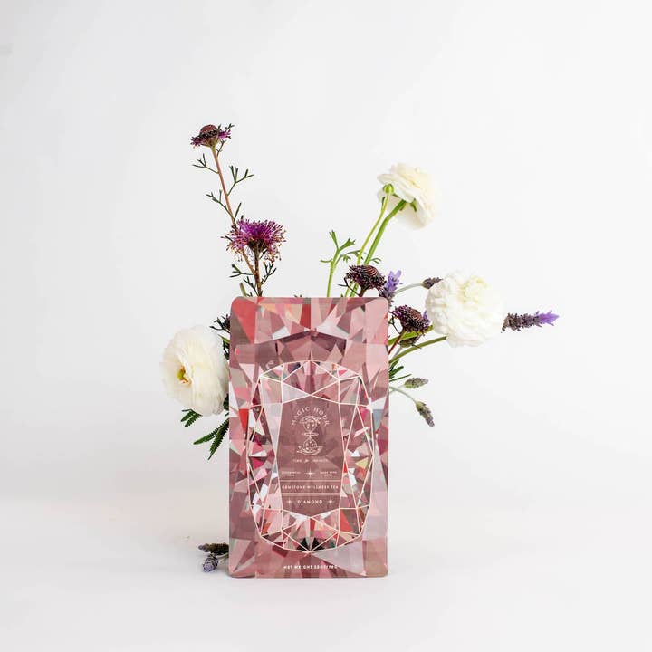 Magic Hour - Wholesale Loose Tea - Diamond: Champagne & Strawberry Jasmine White Tea4