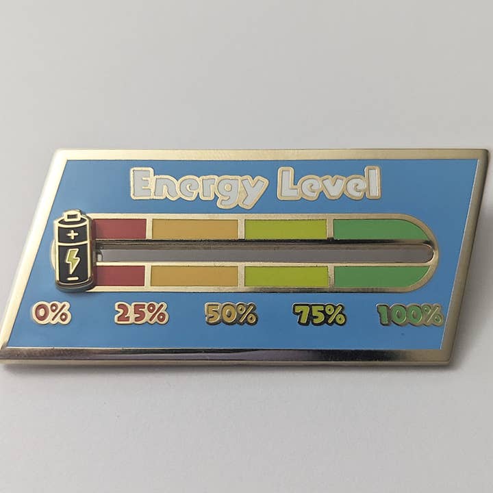 Sliding Energy Level Pin for wholesale by Bibipins