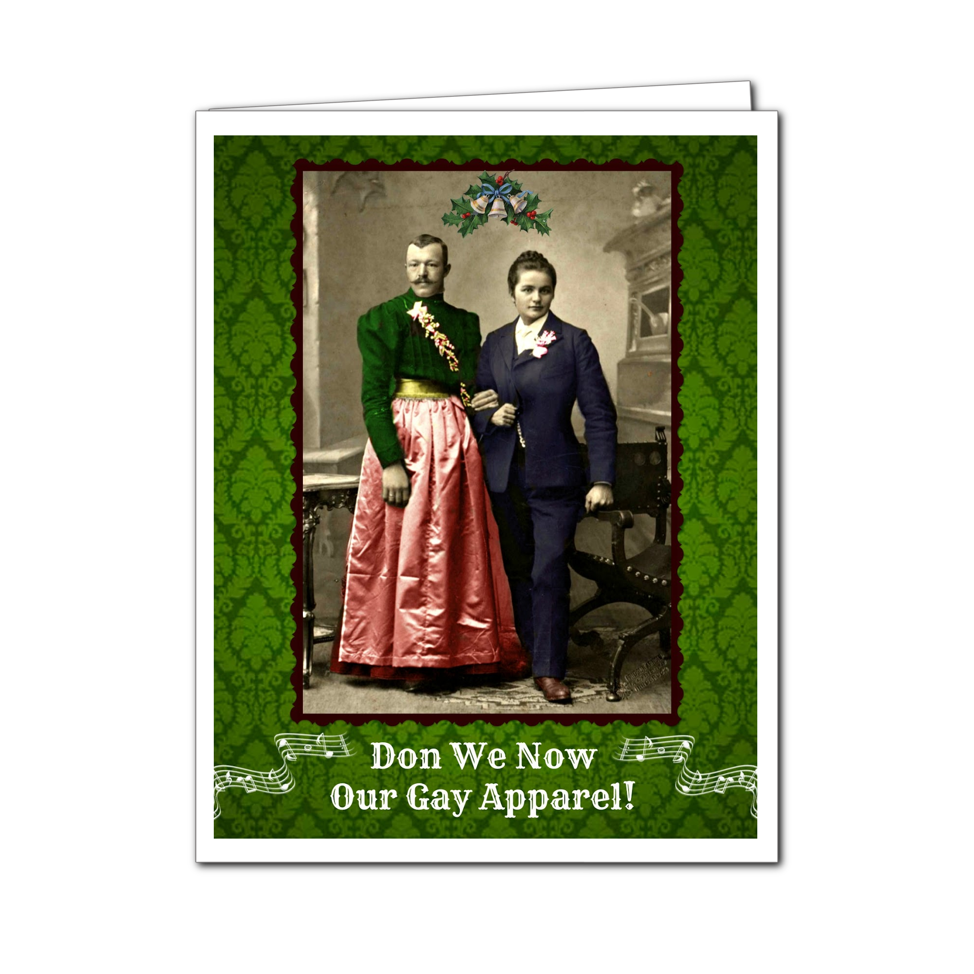 Ümlaut Brooklyn - Wholesale Christmas Card - Don We Now - Christmas Greeting Card3