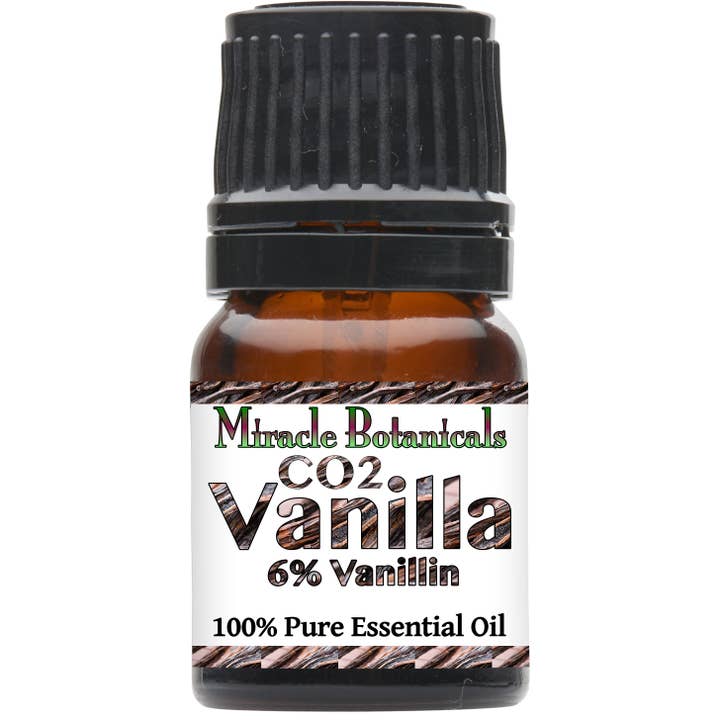 Olio essenziale di vaniglia (6% vanillina) - Biologico - Estratto di CO2 per la vendita all'ingrosso da parte di Miracle Botanicals