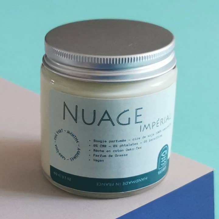 Shamha - Wholesale Jar/filled candle - Scented Candle: Imperial Cloud (Green Tea) 90g0