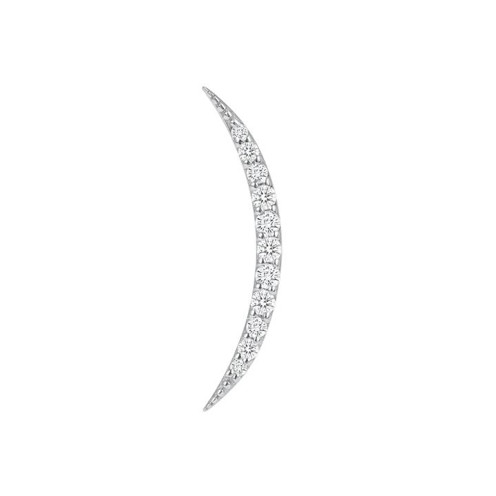 Piercing-zone - Wholesale Single Earring - Luna – 14K Gold Threadless/Threaded End5