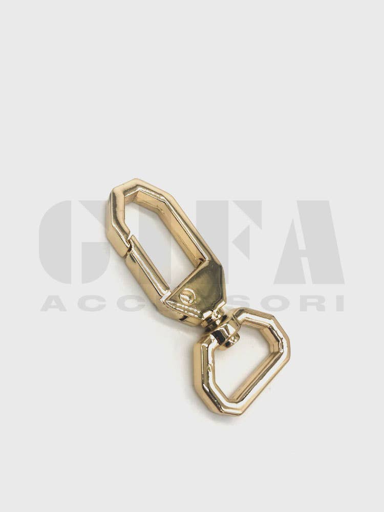 Gifa Accessori - Wholesale Clasp - Hexagonal carabiners 1.4 cm art 3001403