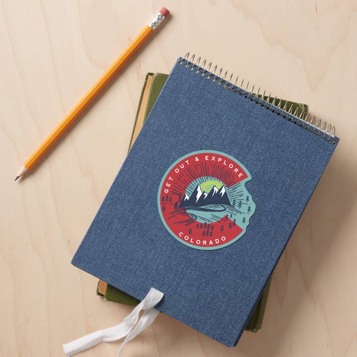Lantern Press - Wholesale Sticker - STICKERS Colorado, Get Out & Explore, Colorado C2