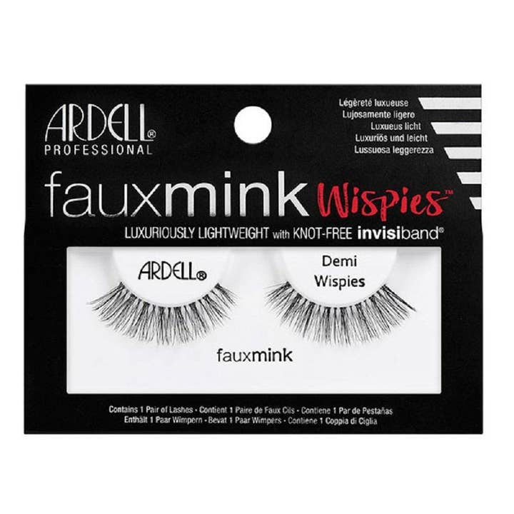 KT Supply - Wholesale False/Fake Eyelashes - Ardell Lashes Faux Mink Demi Wispies Black