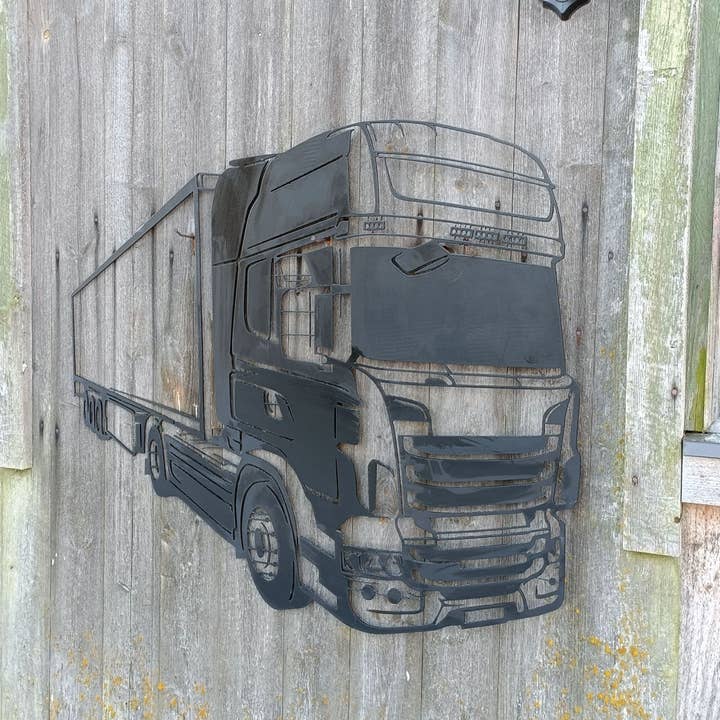 Truck Metal Sign for wholesale by Teraskyltit.fi