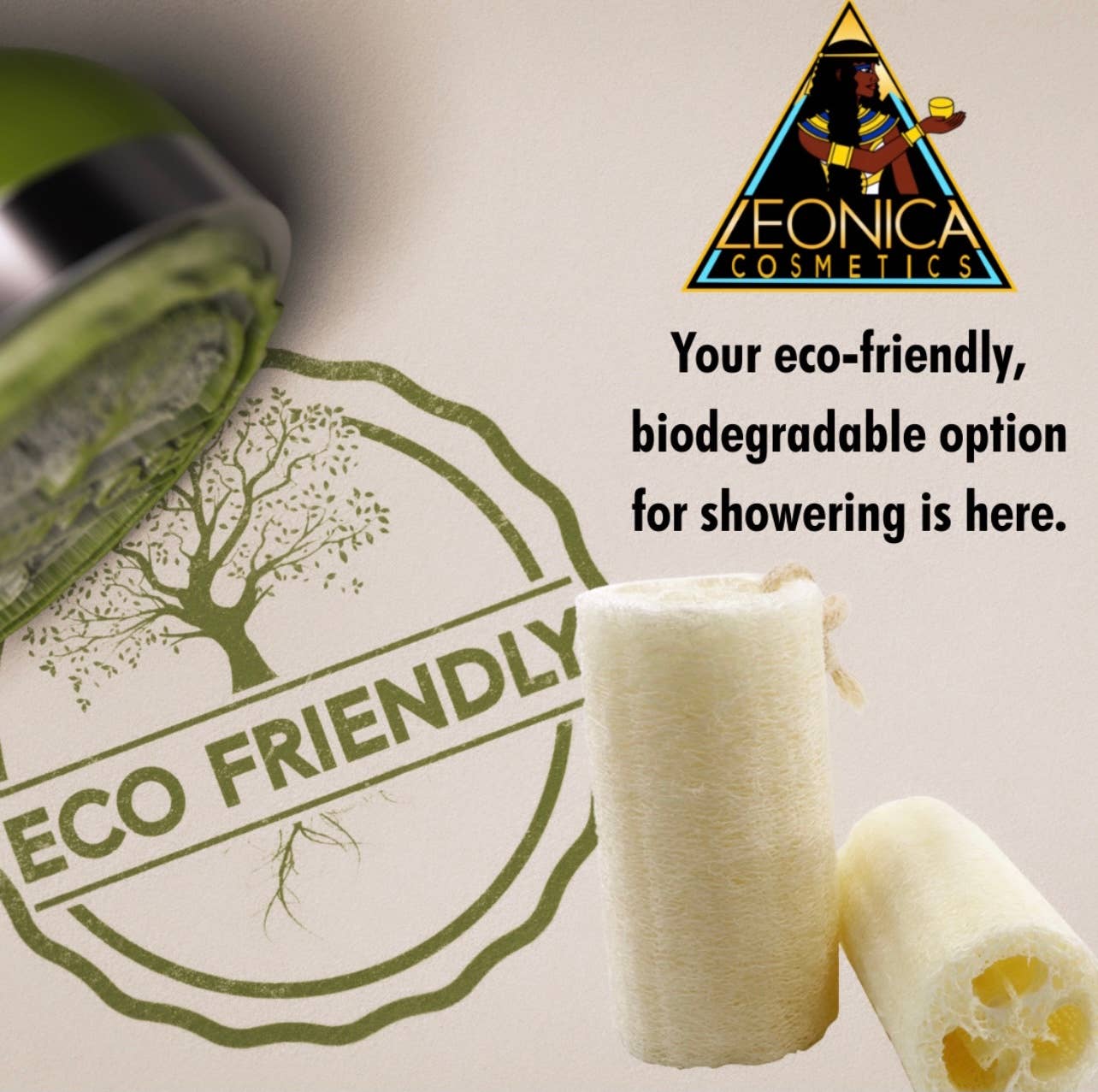 Leonica Cosmetics - Wholesale Loofah - Egyptian Loofah Scrub1