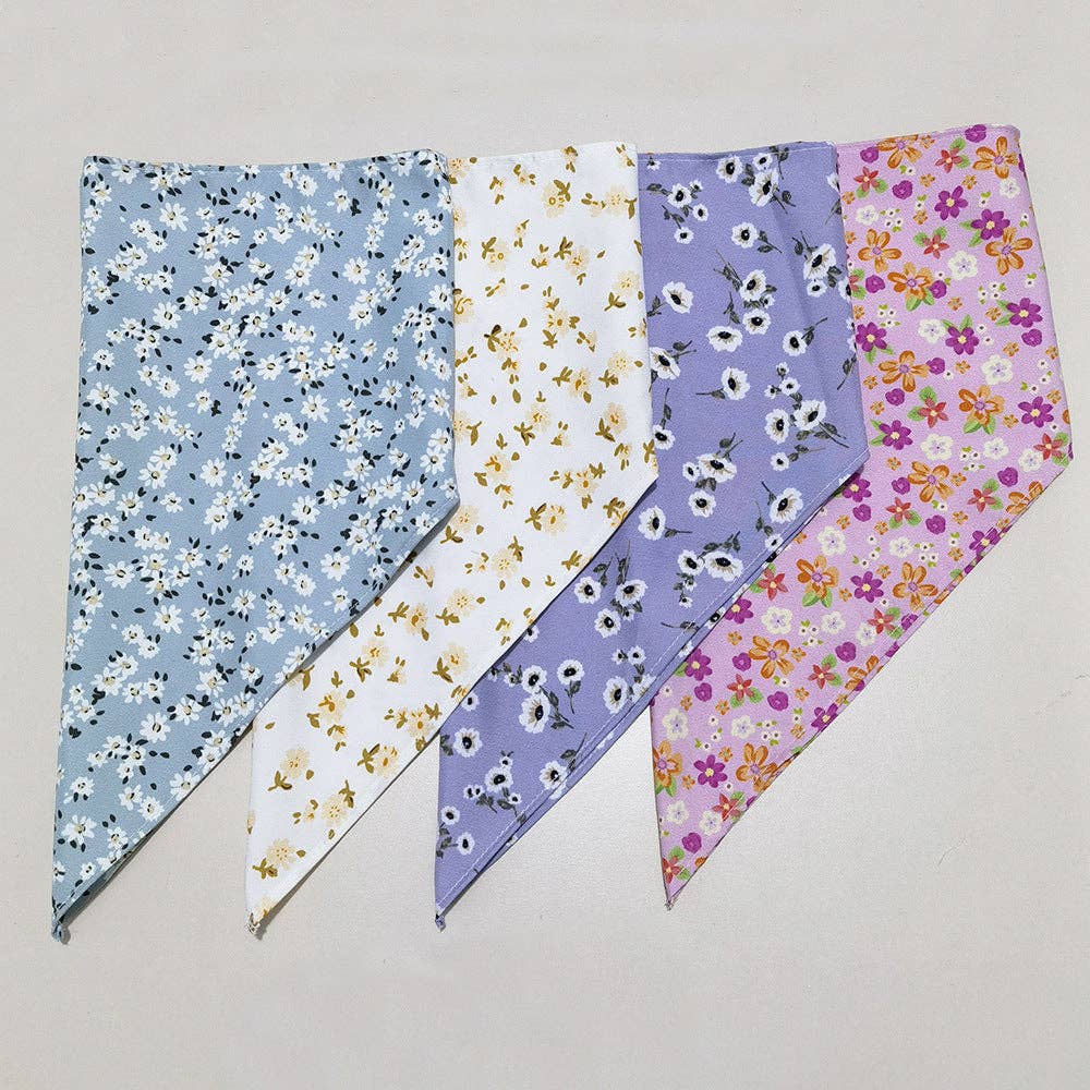 Cheerhunting – Großhandel Haustier-Bandana – Hund – Furbud – Leichtes Blumiges Bandana zum Binden für Haustiere3