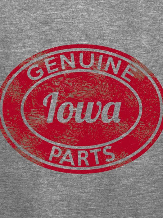 Genuine Iowa Parts for wholesale by Mason Jar Label
