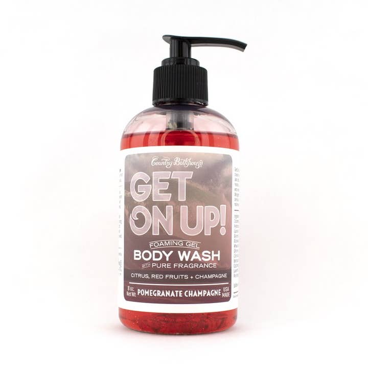 Get On Up - Pomegranate Champagne for wholesale by Country Bathhouse