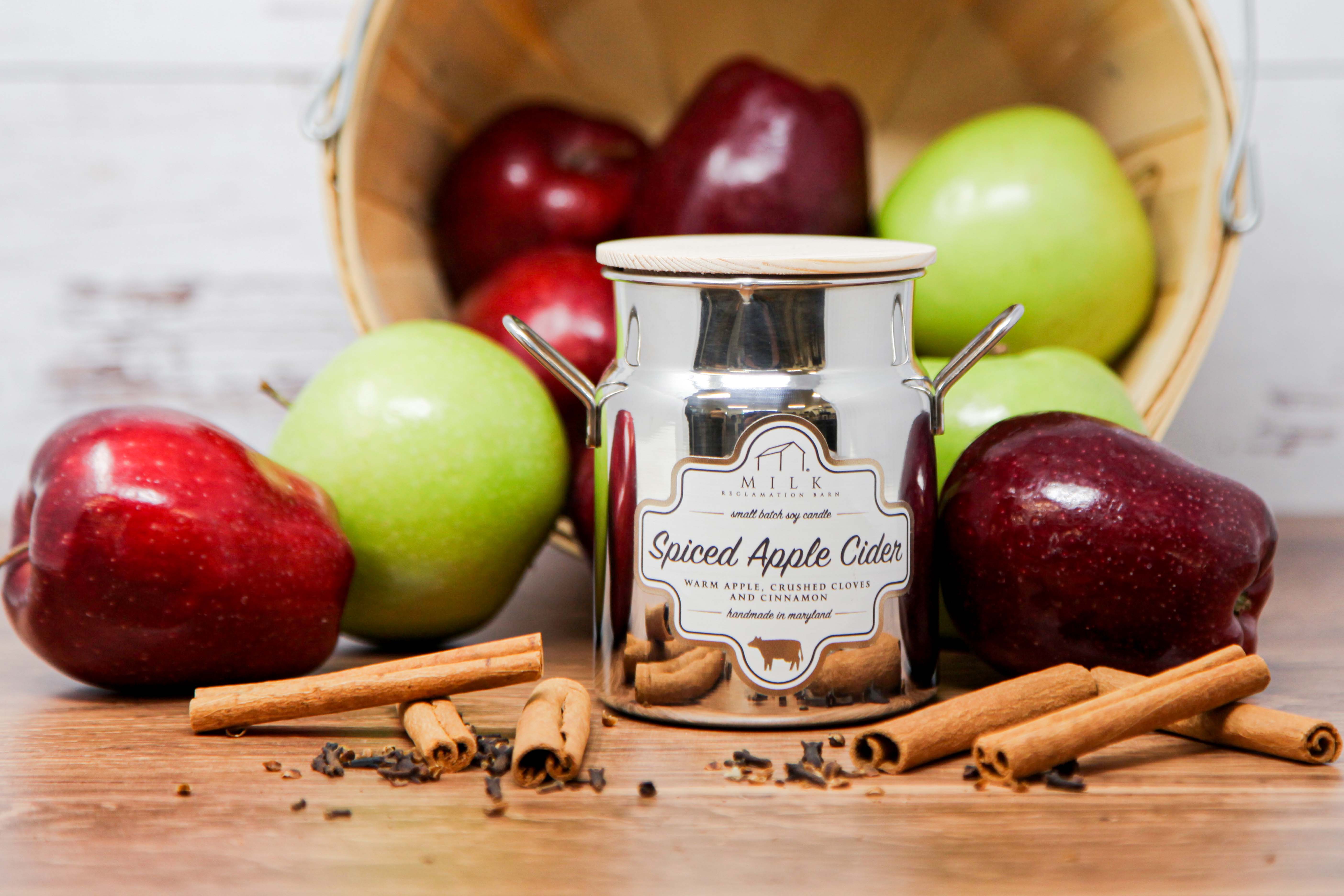 Milk Reclamation Barn - Wholesale Jar/Filled Candle - Stainless Milk Churn Candle - 12.5 oz36