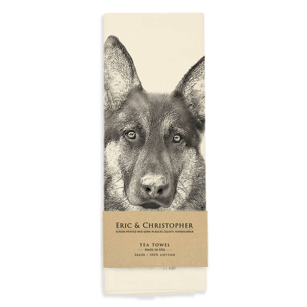Eric & Christopher - Wholesale Tea Towel - German Shepherd Tea Towel1