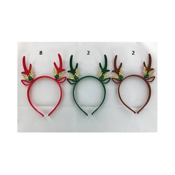 Atlas Fashion - Wholesale Fashion Headband - Women's - Christmas Reindeer Antlers Headband1