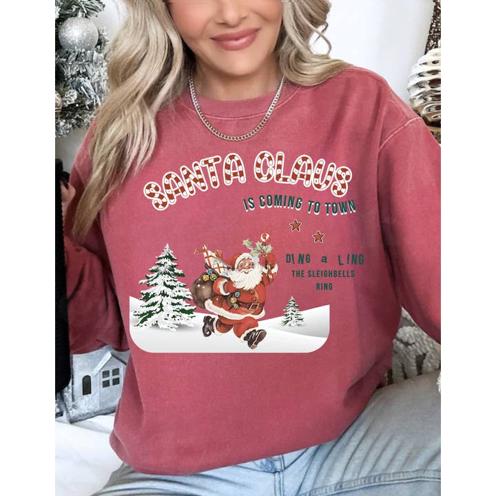 Le Père Noël arrive en ville pour la vente par Circus Threads LLC