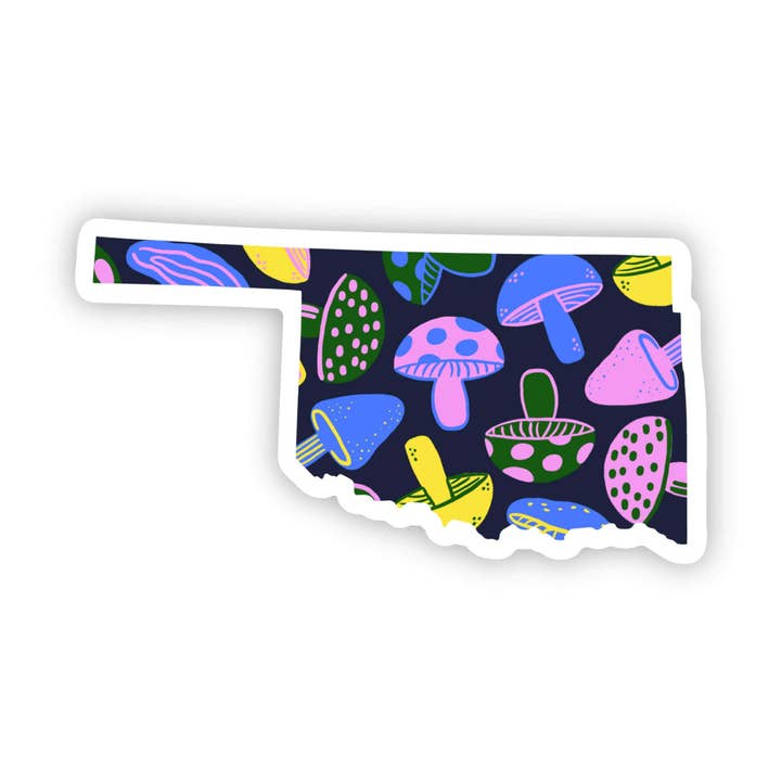 Big Moods - Wholesale Sticker - Oklahoma Sticker - Mushroom