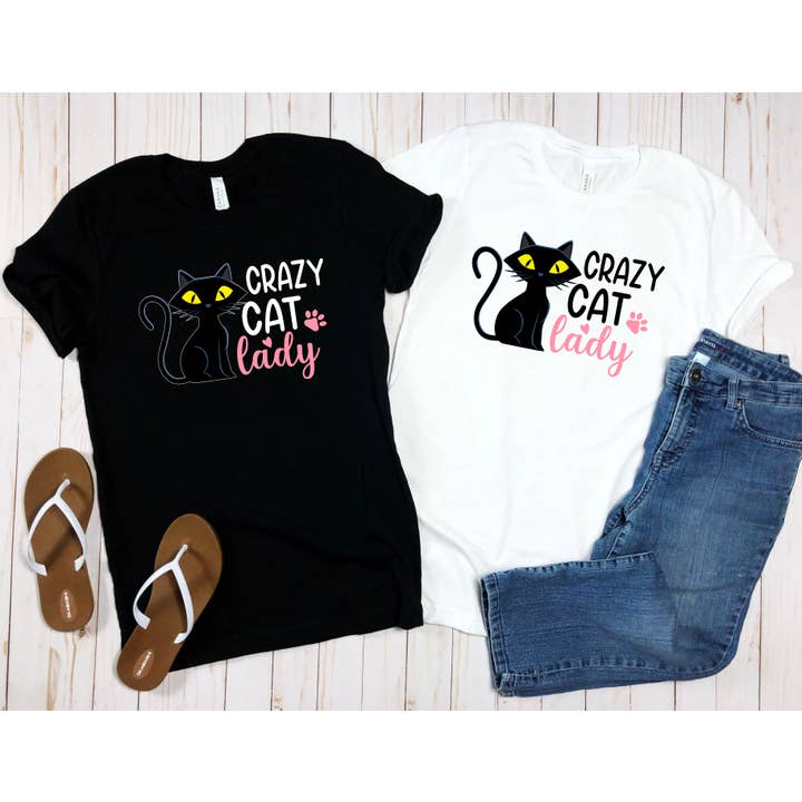 Crazy Cat Lady Shirt, Cat Lady Shirt, Cat Mama Shirt, Funny for wholesale by Tee Story
