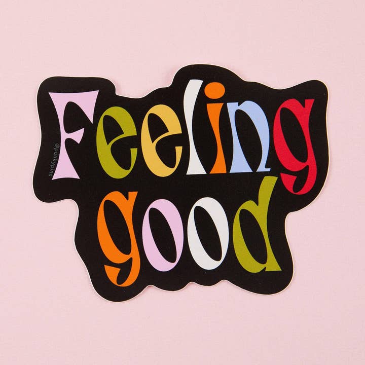 Feeling God Vinyl Sticker for engroshandel hos Punky Pins