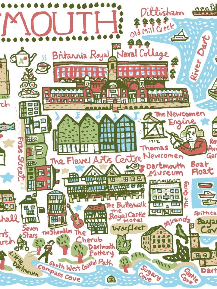 Impressions & Cartes de Dartmouth pour la vente par Julia Gash