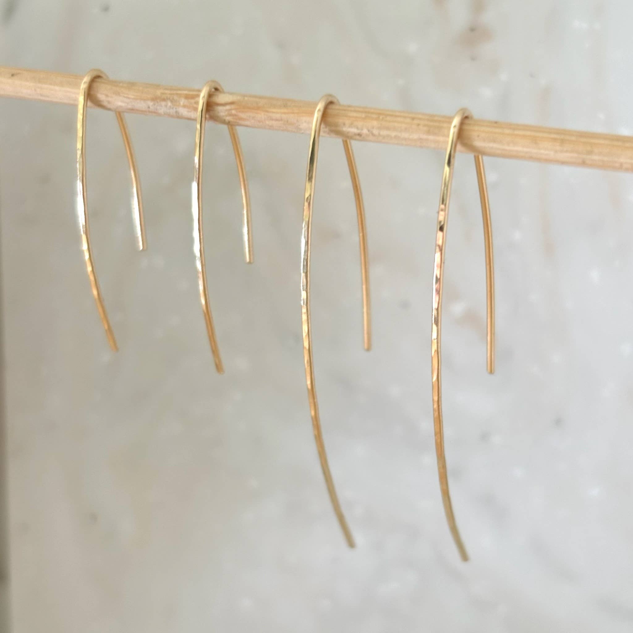 Verve Jewellery – wholesale Dangle earrings – Gold hook earrings, hook threader earrings0