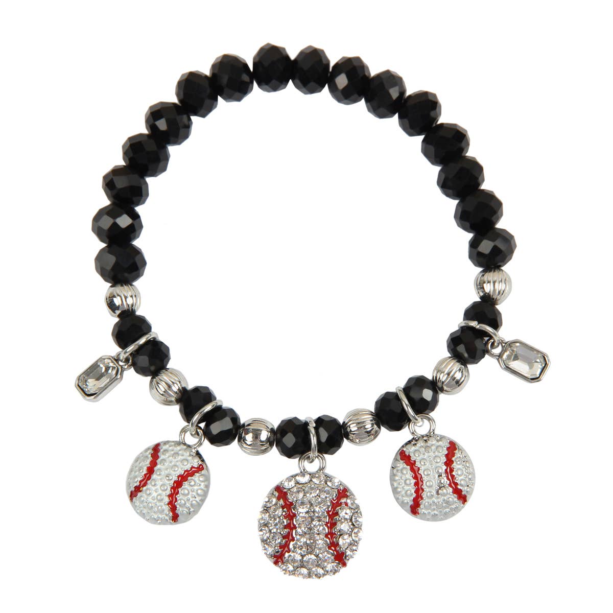 MYS Wholesale Inc - Vente Bracelets à breloques/pendentifs - Bracelet à breloques élégant en perles rondes pour femmes0