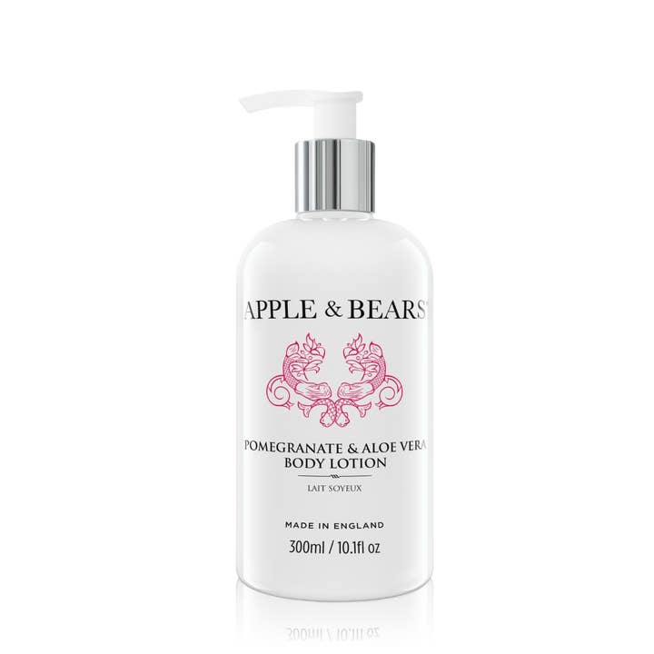 Lotion pour le corps à la grenade et à l'aloe vera 300 ml/10,1 fl oz pour la vente par APPLE & BEARS