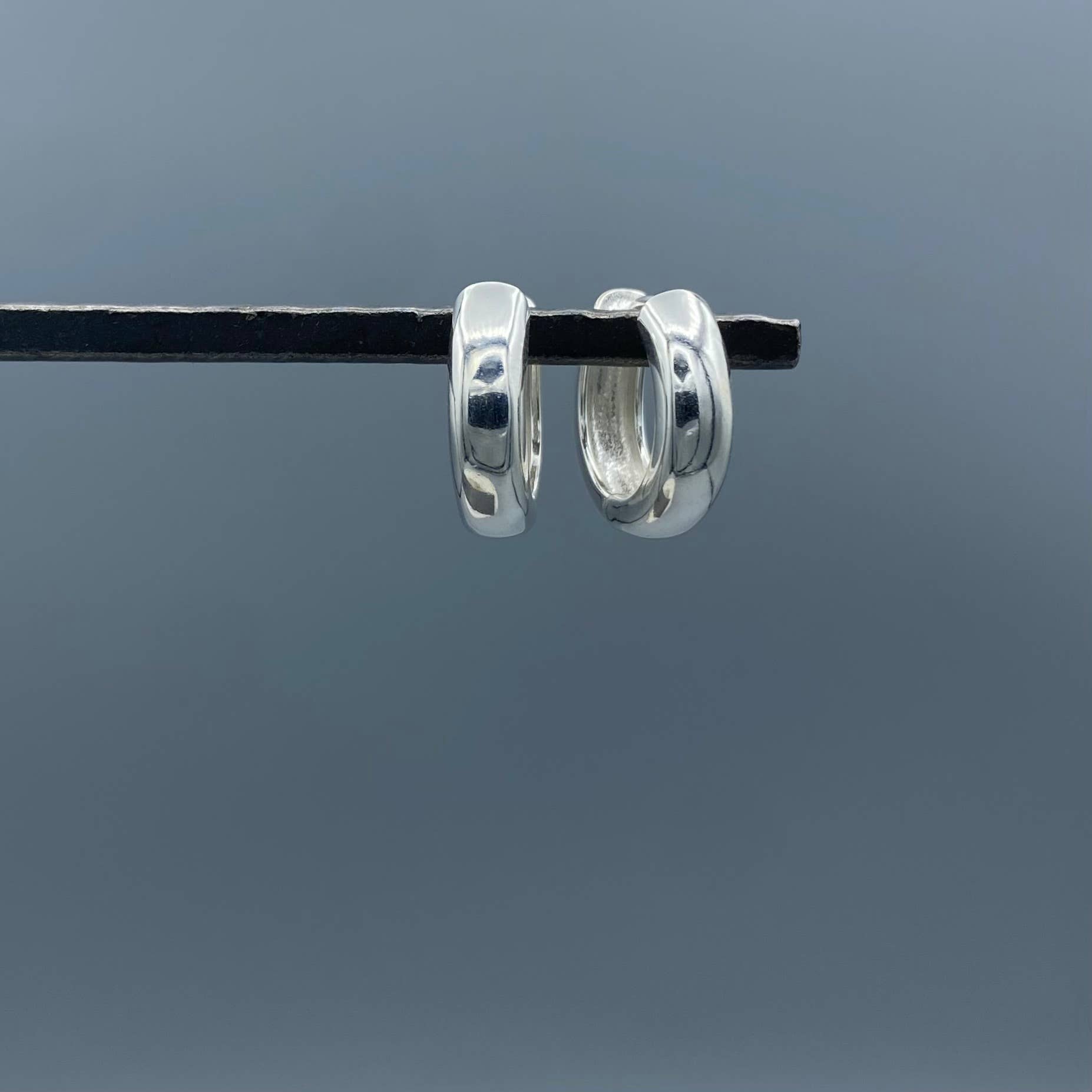 Something Silver - Wholesale Huggie Earrings - Wide Hinge Huggies1