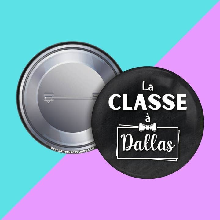 Badge - The classroom in Dallas for wholesale by Génération Souvenirs