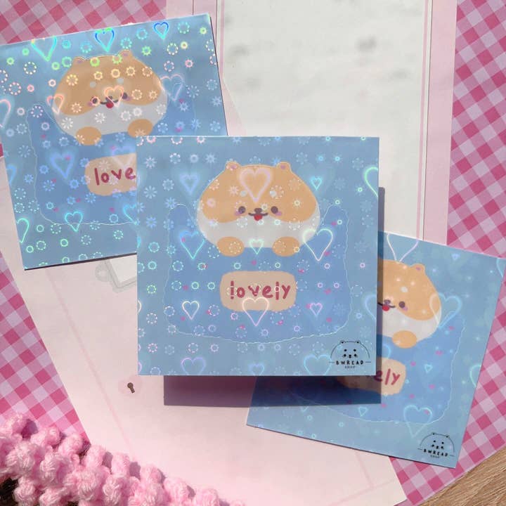 Bwread Shop - Wholesale Sticker - Cute Shiba Lovely Bag Sticker1