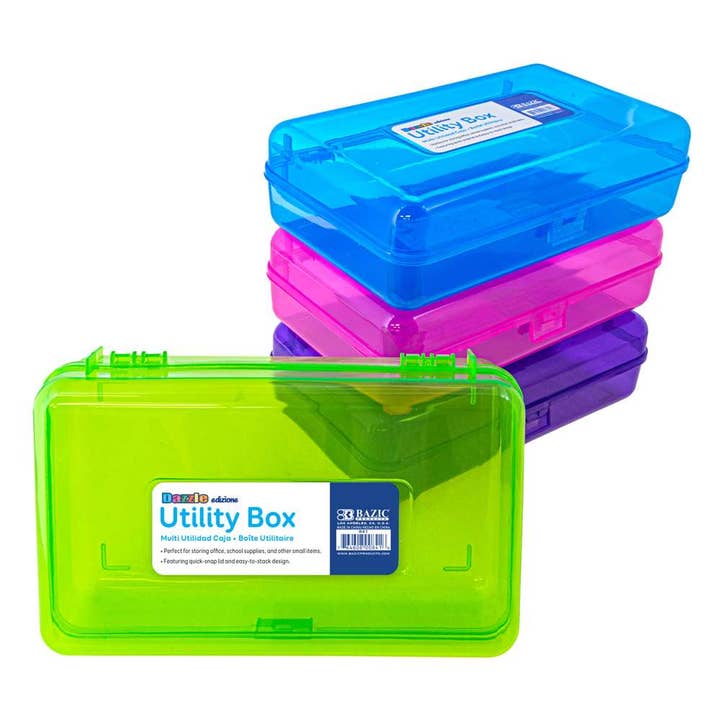 Bright Color Multipurpose Utility Box for wholesale by Luna Office Supply - Everyday Essential