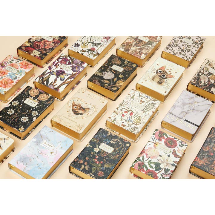 BV by Bruno Visconti - Wholesale Planner - A7 Vegan Leather Pocket Planner - Forest Flowers5