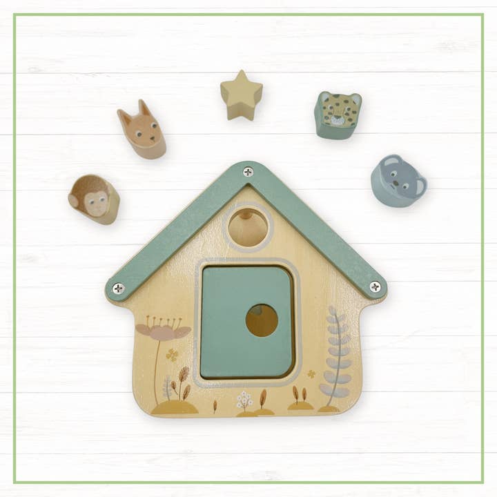 OmaOmaOma! - Wholesale Wood Toy - Kids - Wooden Shape Sorter - Classic Montessori Learning Toy Ages 1-310