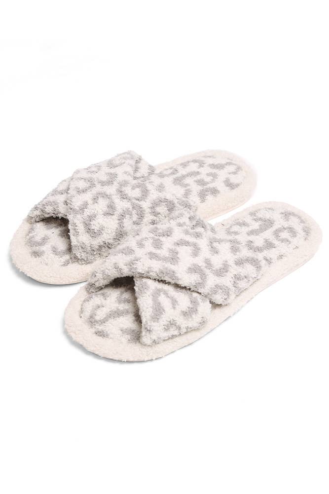 Hana - Wholesale Slippers - Women's - Leopard criss-cross slippers8