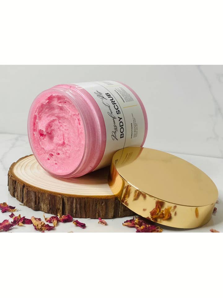 Passionfruit Rose Body Scrub for wholesale by Nojah Beauty® LLC