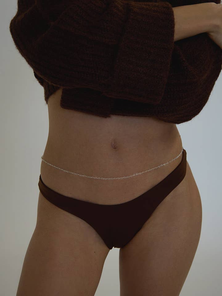 Love Me Tender Heart Belly Chain for wholesale by NAiiA