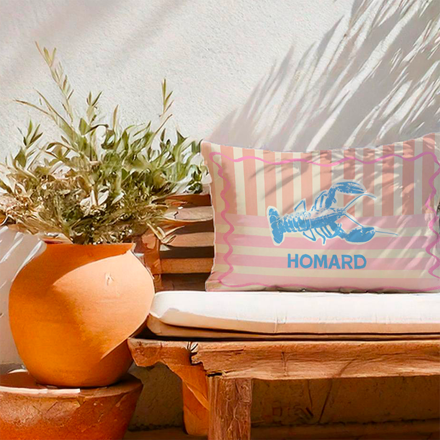 Coast and Valley - Wholesale Throw/Decorative Pillow - Summer printed fish/lobster cushion in polyester4