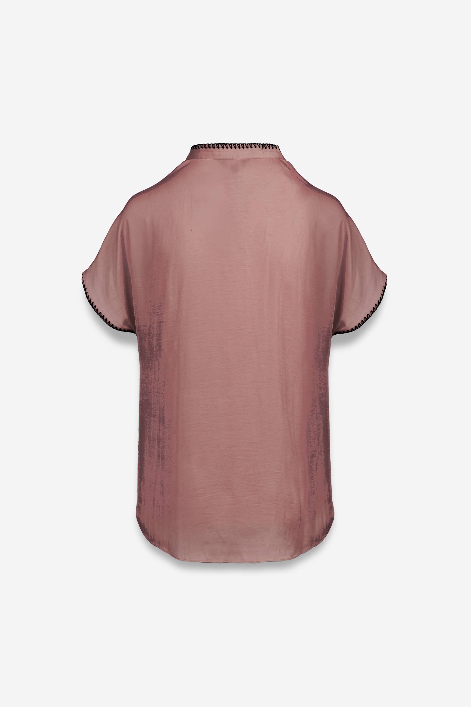 Naked Zebra - Venta al por mayor Blusa - Mujer - Blusa regular con hombros caídos y pespunte.27