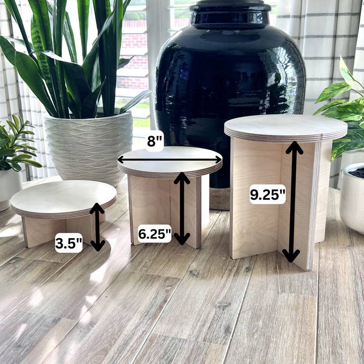 Wood Evolutions - Wholesale Retailer Display Stand/Case - Wood Display Stand Bundle #2 - 11pc4