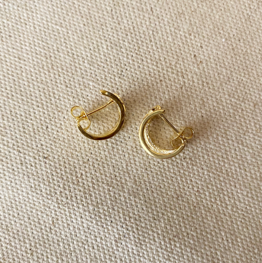GoldFi - Wholesale Stud/Post Earrings - 18k Gold Filled Dainty Blinking Star Stud Earrings3