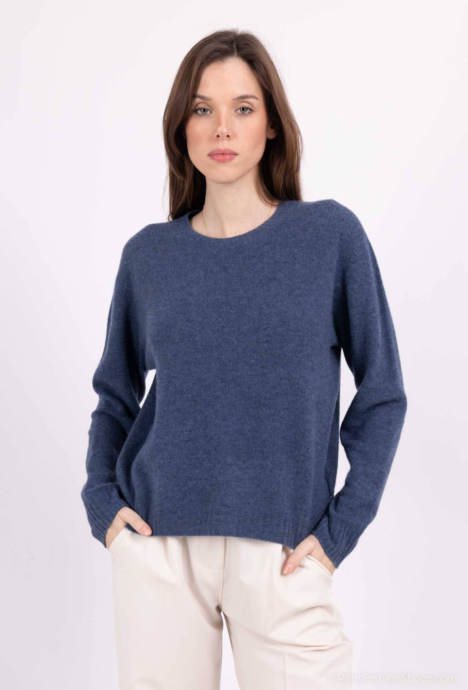 SOGGO - Wholesale Knit Sweater - Women's - 7907 - Fine wool sweater with long sleeves1