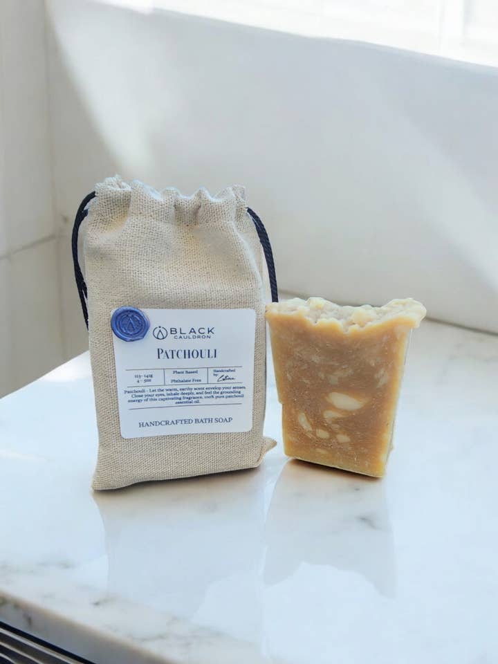 Patchouli - Face & Body Soap for wholesale by Black Cauldron Soap Co.