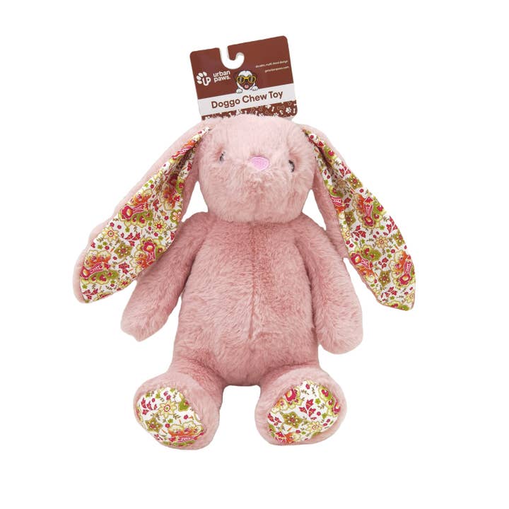 Peluche per cani 15″ Pink Rabbit 24CT per la vendita all'ingrosso da parte di K & S WHOLESALE INC