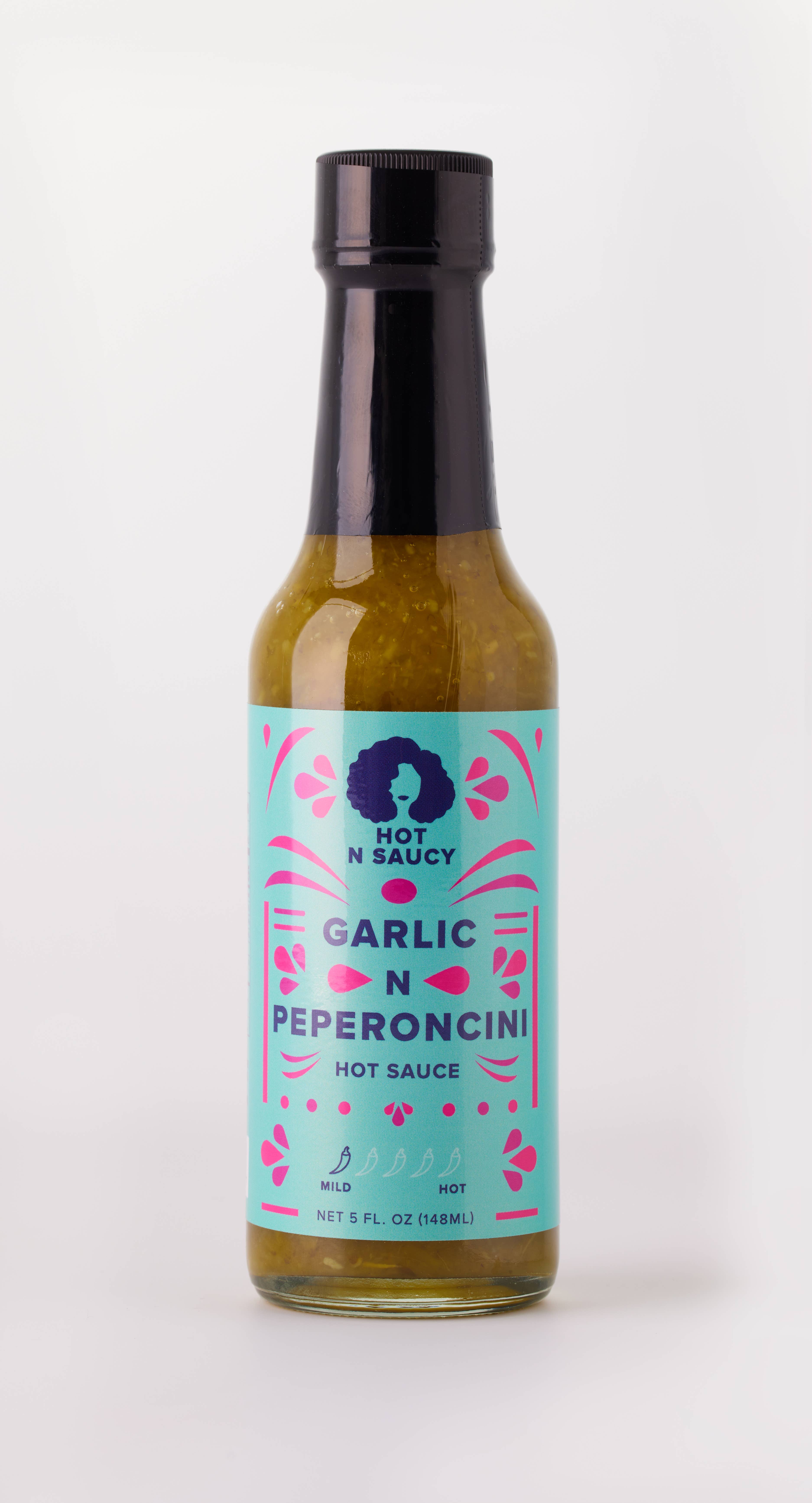 Hot N Saucy - Wholesale Hot Sauce - Garlic N Peperoncini1