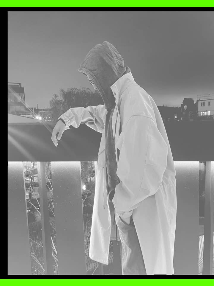 Faux Leather Off-White Parka for wholesale by WAGWANMAN LTD