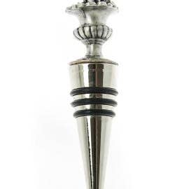Tinnen wijnstopper-ijsemmer 4" voor wholesale door Corbell Silver