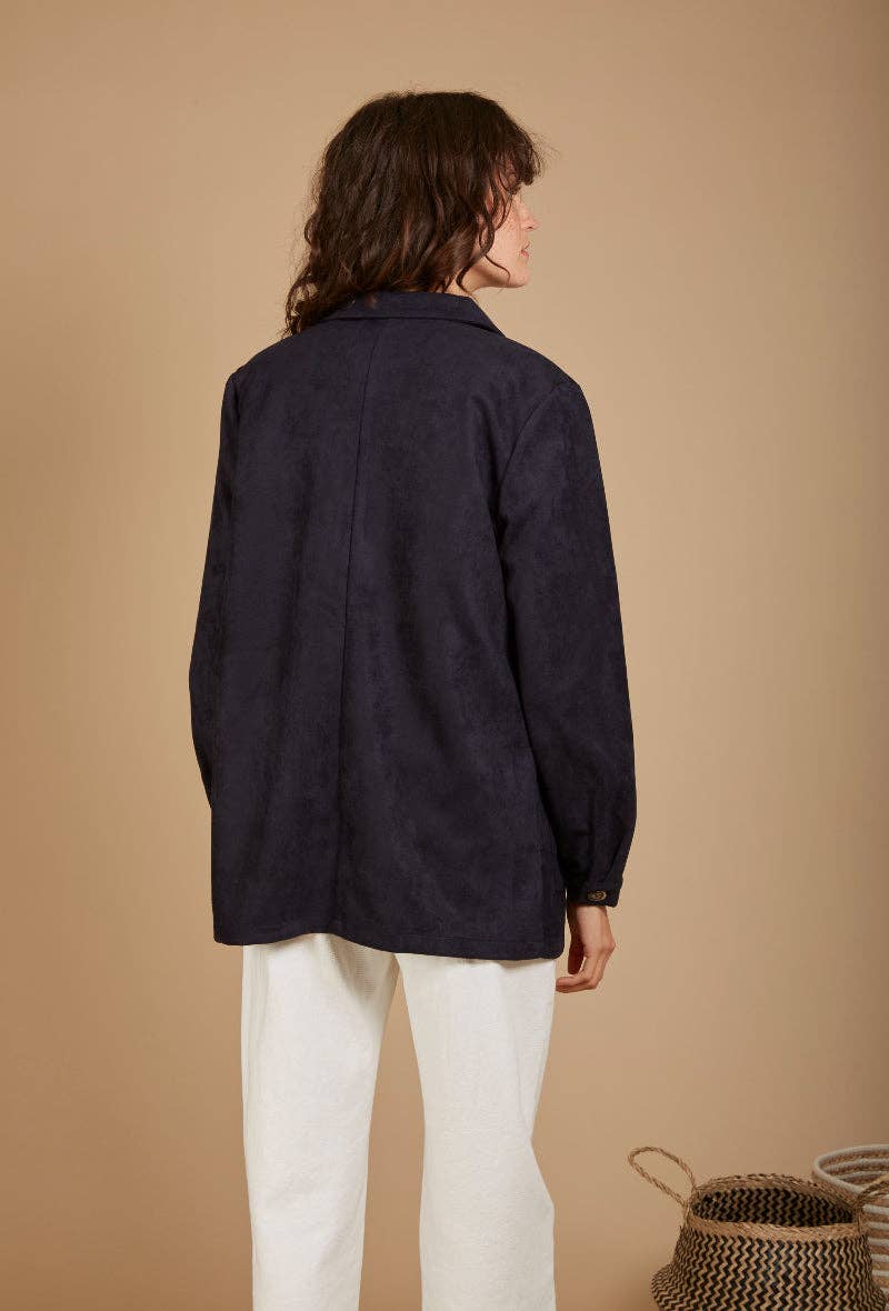 Andy & Lucy - Wholesale Jacket - Women's - VERA - Workers' style jacket in soft suede15