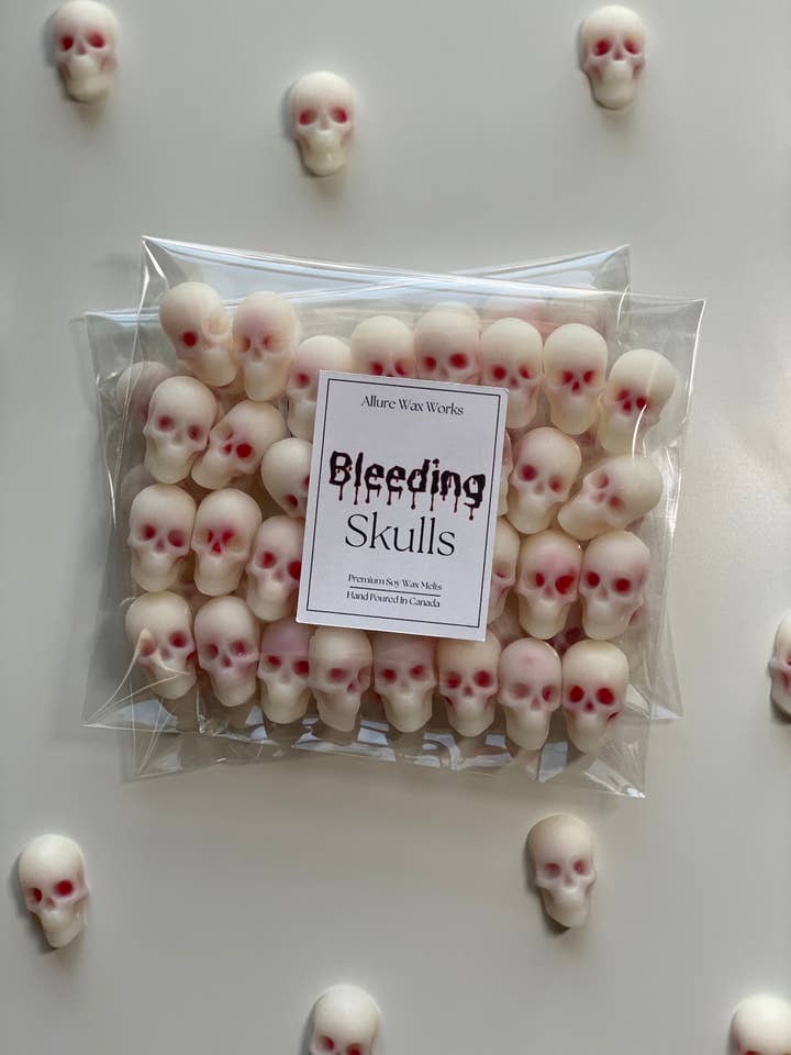 Bleeding Skulls Wax Melts - Limited Edition for wholesale by Allure Wax Works